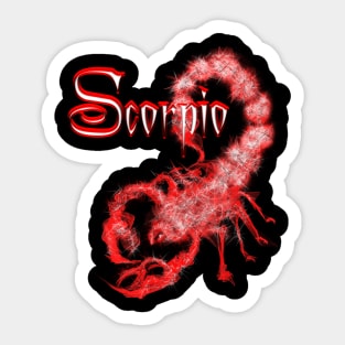 Scorpio astrology art zodiac constellation Sticker